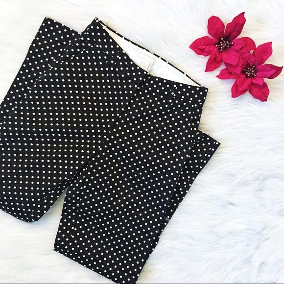 H\u0026M Pants \u0026 Jumpsuits | H\u0026M Black and White Polka Dotted Pants | Color: Black/White | Size: 2 | Shopkikiscloset's Closet